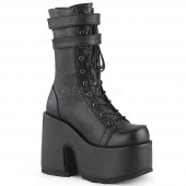 Demonia(�ǥ�˥�) CAMEL-250 �졼�����å� �Ԥ߾夲 ���� �ߥåɥ����ե֡��� �Ĥ�ä��� �Хå�ZIP 5inch Chunky Heel, 3inch P/F������