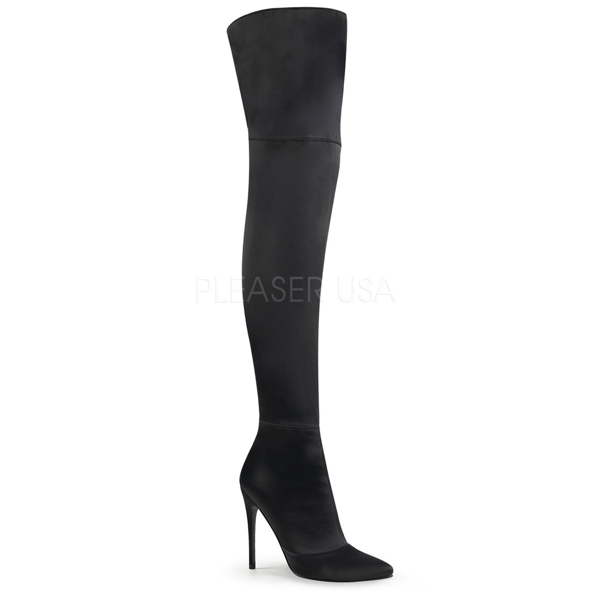 Pleaser COURTLY-3012 5inch Stretch Thigh High Boot, Back Zip◆取り寄せ Pleaser(プリーザー) COURTLY-3012 サイハイブーツ ひざ上丈ロング