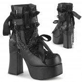 Demonia(�ǥ�˥�) CHARADE-110 ���쥷�硼�ȥ֡��� 4 1/2inch Heel, 2inch PF Ankle Boot, Side Zip������