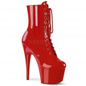 Pleaser(�ץ꡼����) ADORE-1020 ���硼�ȥ֡��� ���� �졼�����å� �Ԥ߾夲 ���ʥ���� ��å� �����ɥ��å� 7inch Heel, 2 3/4inch PF������