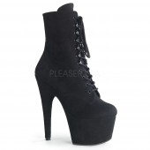 Pleaser(�ץ꡼����) ADORE-1020FS �ե��������������� ���硼�ȥ֡��� �� �֥�å� ���� �졼�����å� �Ԥ߾夲 �����ɥ��å� 7inch Heel, 2 3/4inch PF������