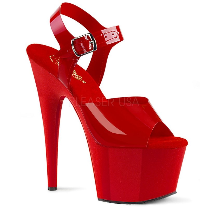 Pleaser(�ץ꡼����) ADORE-708N ���󥯥륹�ȥ�åץ������ ���쥵����� �� ��å�TPU 7inch Heel, 2 3/4inch PF������