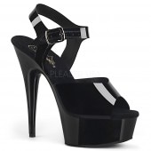 Pleaser(�ץ꡼����) DELIGHT-608N ���󥯥륹�ȥ�åץ������ �֥�å�TPU Y�����ȥ�å� ���� 6inch Heel, 1 3/4inch PF������