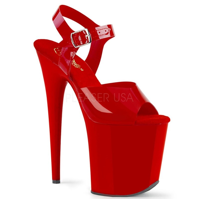 Pleaser(�ץ꡼����) FLAMINGO-808N Ķ���쥵����� ���ʥ���� ��20cm�ҡ��� �ԥ�ҡ��� 8inch Heel, 4inch PF������