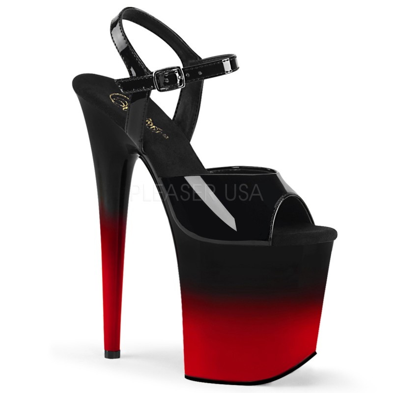 Pleaser(�ץ꡼����) FLAMINGO-809BR-H �ե�ߥ� ���ȡ��󥫥顼������� �֥�å�����å� ��20cm�ҡ��뢡����