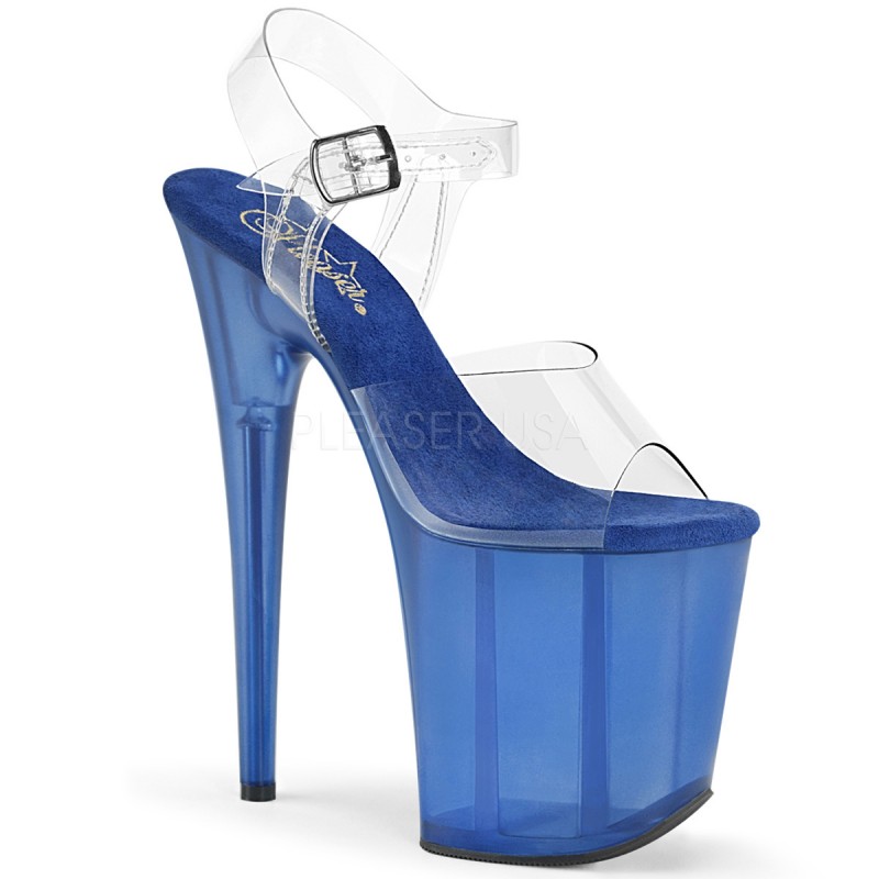 Pleaser(�ץ꡼����) FLAMINGO-808T 20cm�ҡ��� Ķ���쥵����� �ե�ߥ� ���ꥢ���֥롼������