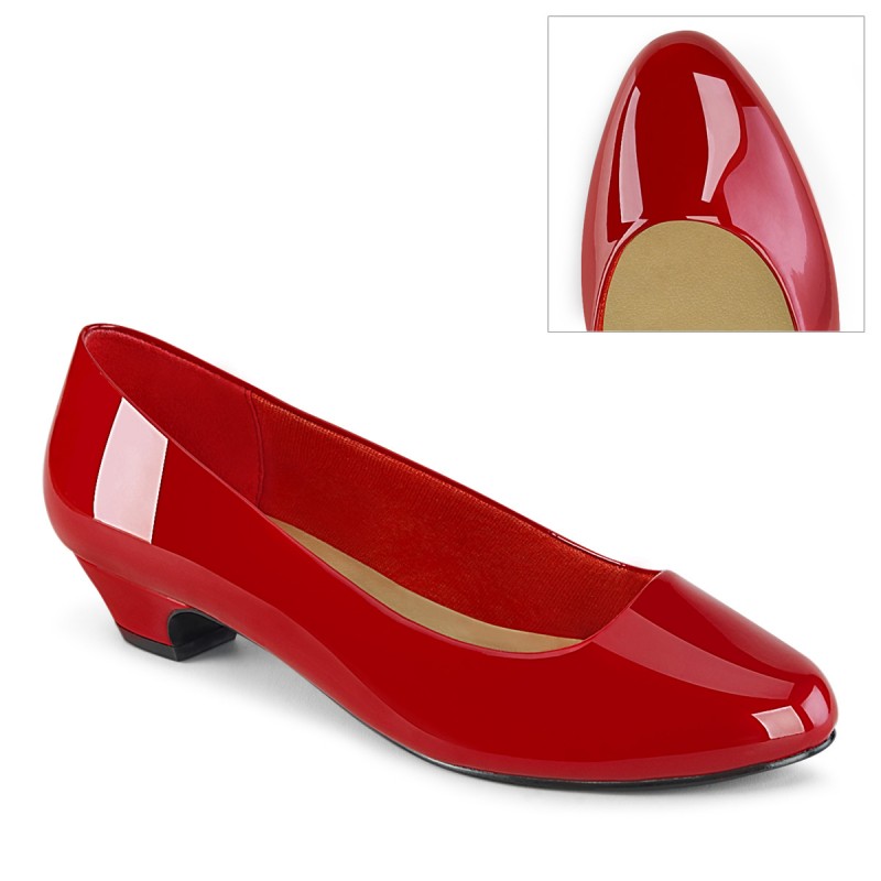 Pleaser Pink Label GWEN-01 �ѥ�ץ� 1 1/4inch Block Heel Classic Pump������