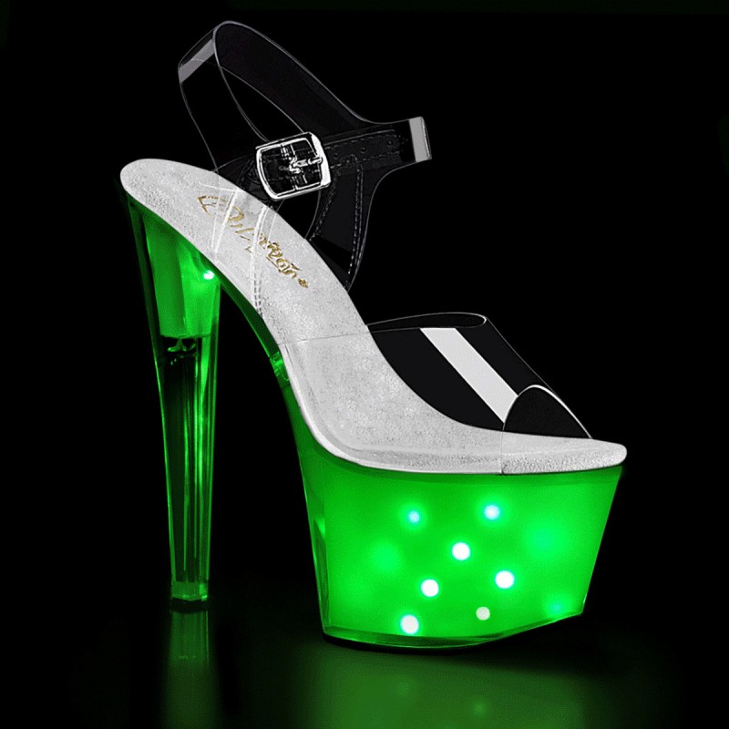 Pleaser(�ץ꡼����) ILLUMINATOR-708 LED����ߥ͡��������쥵����� USB���� ���ꥢ���ۥ磻�ȥ�����������
