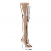 Pleaser(�ץ꡼����) DELIGHT-3026 �����ץ�ȥ� �졼�����å� ���ꥢ�֡��� �Хå�ZIP ���ꥢ������С���TPU������