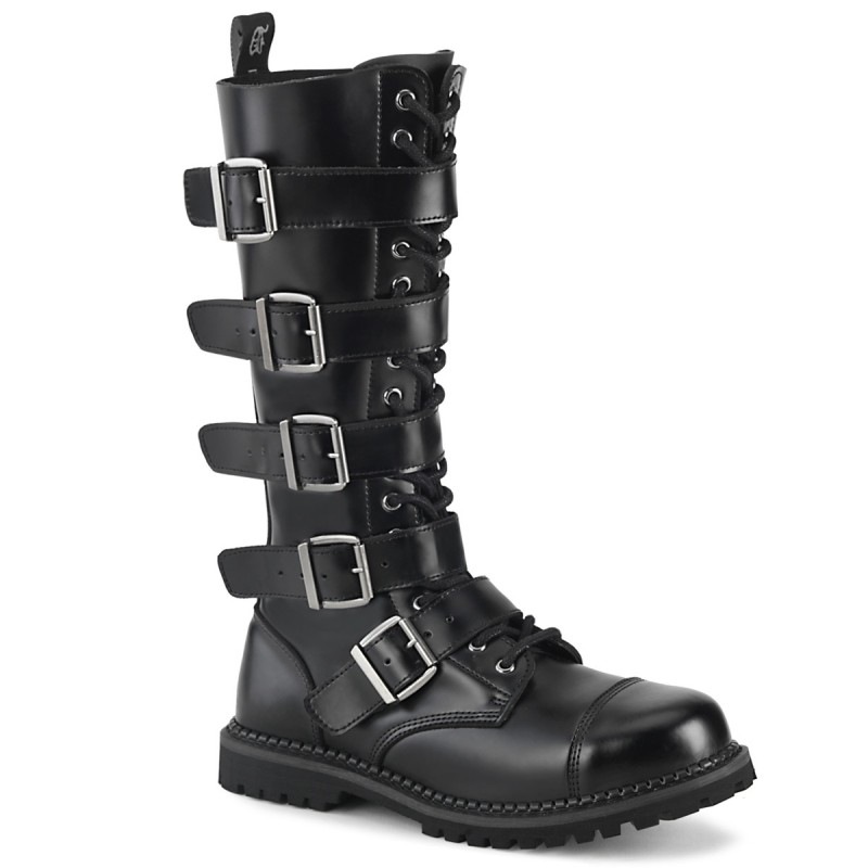 Demonia(�ǥ�˥�) RIOT-18BK ���ƥ�����ȥ����Ԥ߾夲���Хå��륹�ȥ�åץ֡��� �ܳ׹� #Men's/Unisex������