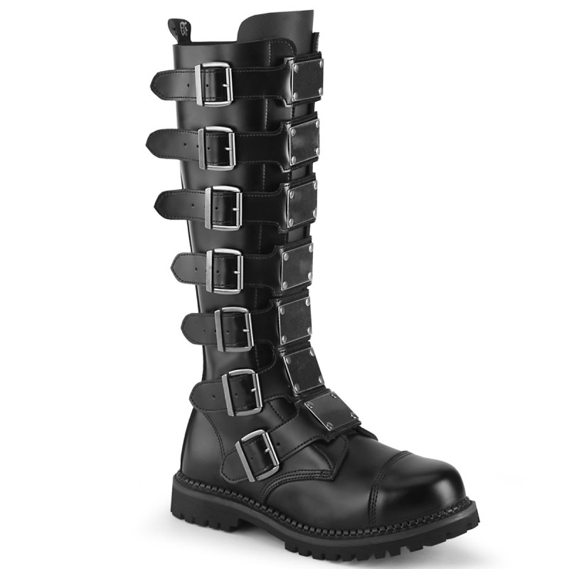 Demonia(�ǥ�˥�) RIOT-21MP ���ƥ�����ȥ� �᥿��ץ졼���դ��Хå��륹�ȥ�åץ֡��� ����Хåȥ֡��� �ܳ׹� #Men's/Unisex������