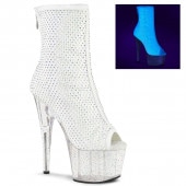 Pleaser(�ץ꡼����) ADORE-1031GM �ߥ˥饤�󥹥ȡ��� �����ץ�ȥ����硼�ȥ֡��� �ۥ磻�� �򢡼���