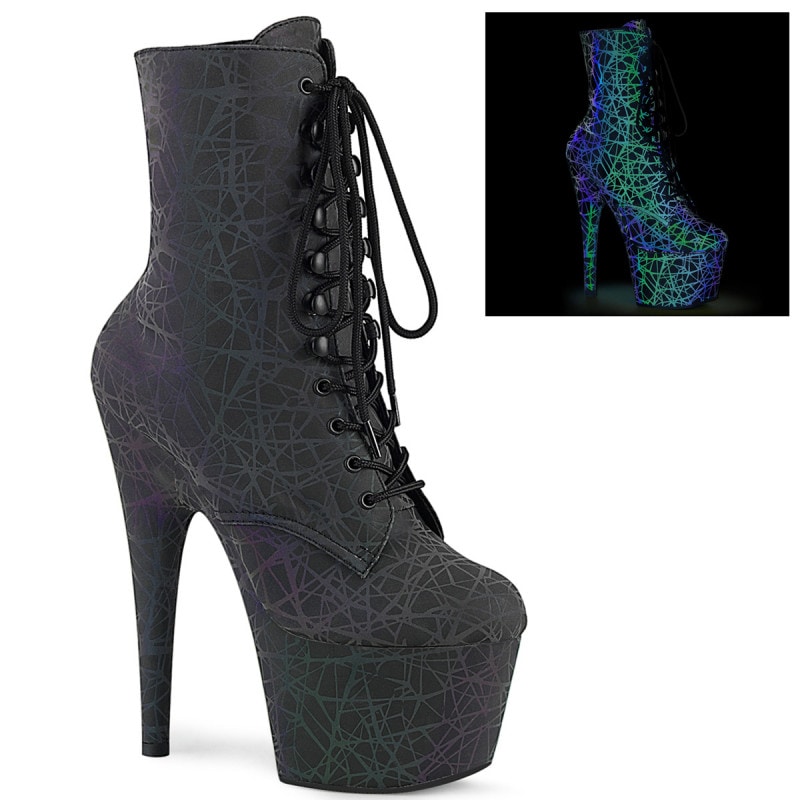 Pleaser(�ץ꡼����) ADORE-1020REFL ���쥷�硼�ȥ֡��� ���ܤΤ褦�ʥ饤��ȿ���Ǻ� ���꡼�󡿥ѡ��ץ��ե쥯�Ȣ�����