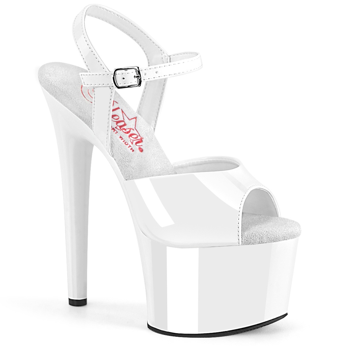 Pleaser(プリーザー) PASSION-709 アンクルストラップ厚底サンダル