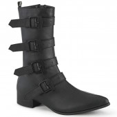 Demonia(ǥ˥) WARLOCK-110-B ֥åҡ ݥƥåɥȥ ߥåɥե֡ Хå ZIP Ĥä #Men's/Unisex