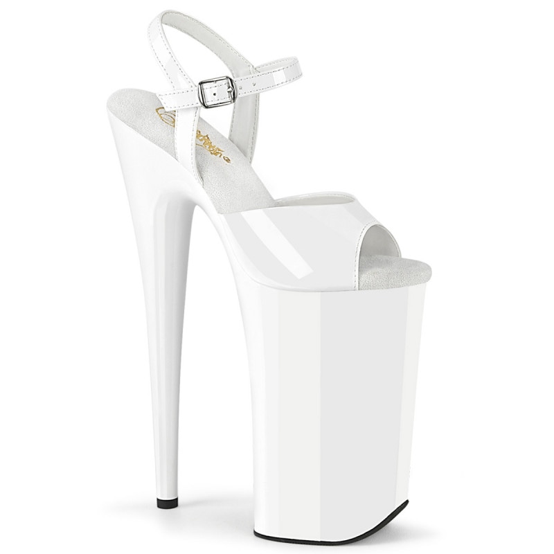 Pleaser(�ץ꡼����) BEYOND-009 Ķ���쥵����� 10�������25cm�ҡ��� ���ʥ���� �ۥ磻�Ȣ�����