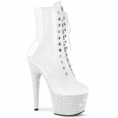 Pleaser(�ץ꡼����) BEJEWELED-1020-7 �饤�󥹥ȡ�����쥷�硼�ȥ֡��� �ۥ磻�ȥۥ�������