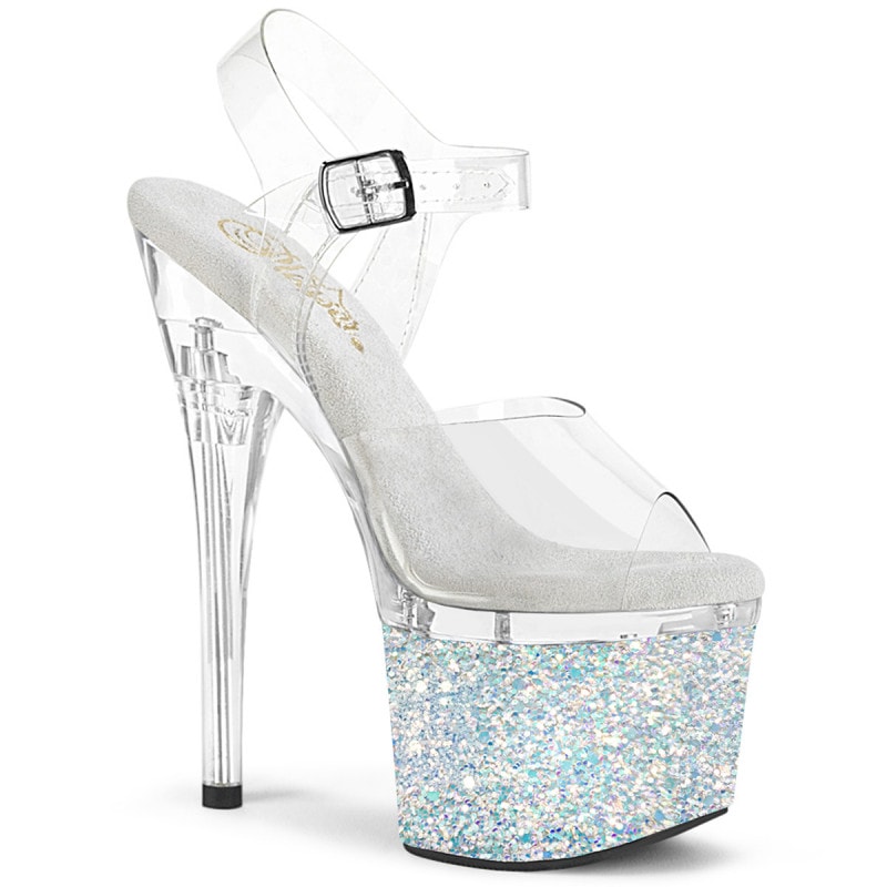 Pleaser(�ץ꡼����) ESTEEM-708LG ����ǥ���ȥ���å������쥵����� ���ꥢ�����ꥢ-�ۥ磻�ȥޥ������å���������