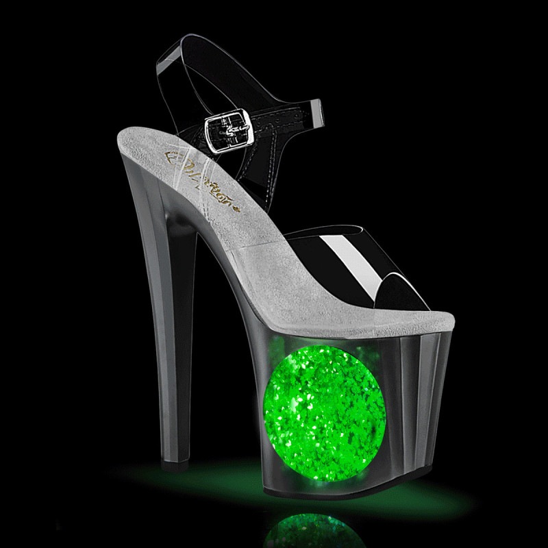 Pleaser ENCHANT-708LT-CIRCLE 7 ������������ LED����ߥ͡��������쥵����� �饤�ȥ��å� USB���� ���ꥢ������С�������