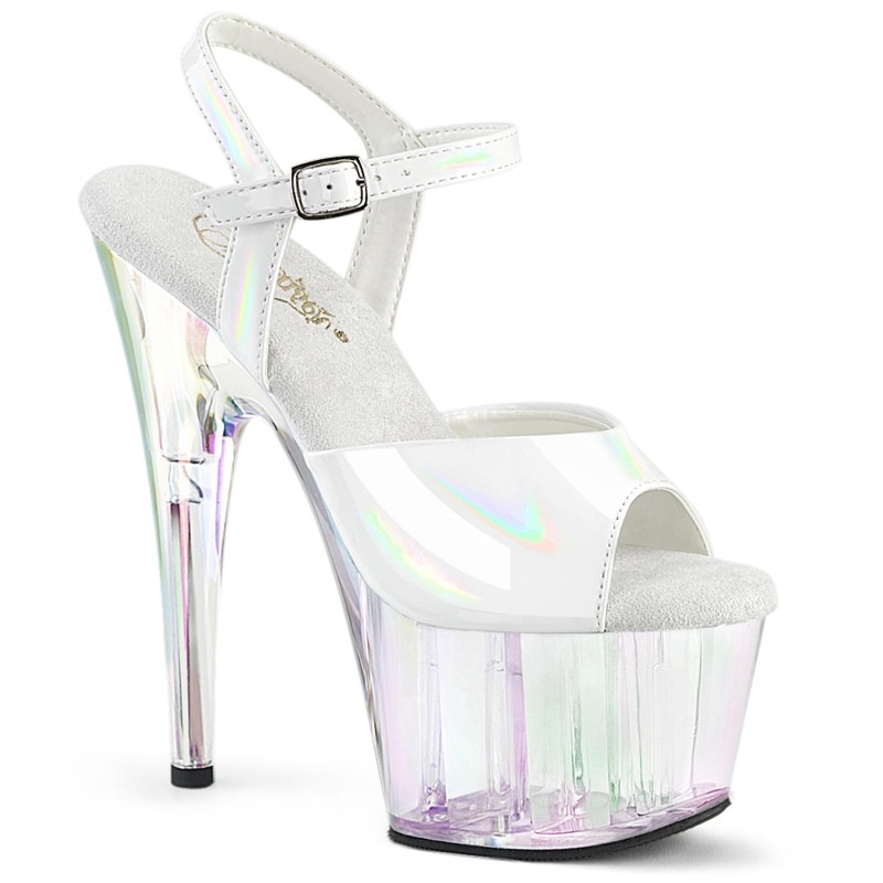 Pleaser(�ץ꡼����) ADORE-709HT ���󥯥륹�ȥ�å׸��쥵����� �ۥ磻�ȥۥ����ۥ��ƥ���ƥåɢ�����