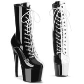 Pleaser(�ץ꡼����) ADORE-1040TT ���ȡ��󥫥顼 �Х����顼 �졼�����åץ֡��� �֥�å����ۥ磻�Ȣ�����