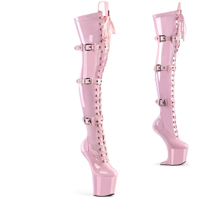 Pleaser(�ץ꡼����) CRAZE-3028 �ҡ���쥹�����ϥ��֡��� 3Ϣ�Хå��륹�ȥ�å� �٥ӡ��ԥ󥯢�����