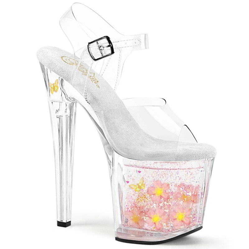 Pleaser(�ץ꡼����) ENCHANT-708AQUA-01 �ե����ƥ��󥰥ե����쥵����� ���ꥢ�����ꥢ-�٥ӡ��ԥ󥯢�����