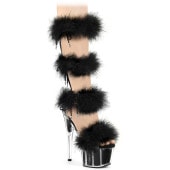 Pleaser(�ץ꡼����) ADORE-728F 4Ϣ�ޥ�ܡ��ե����Х�� �ߥåɥ����ե������ ���ꥢ-�֥�å�������