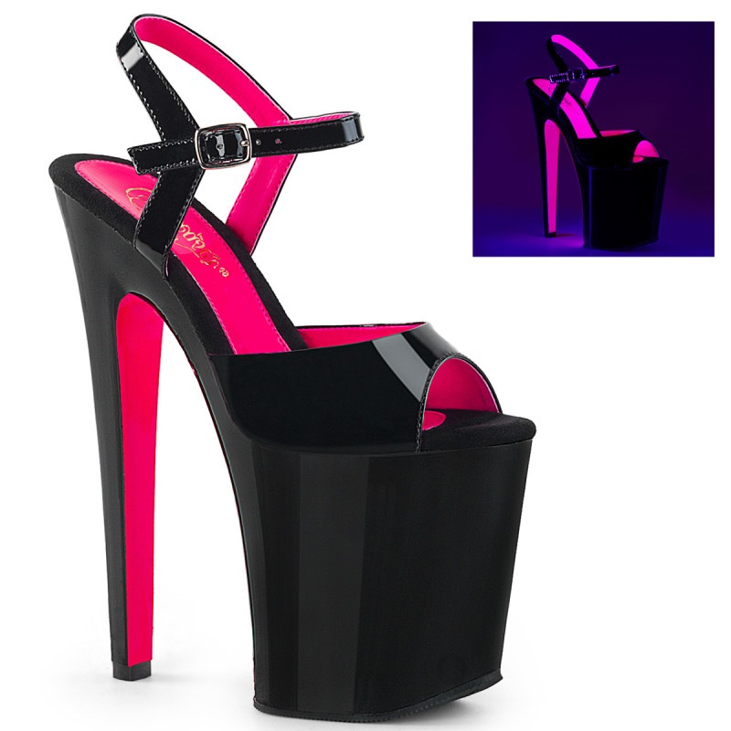 Pleaser(�ץ꡼����) XTREME-809TT ���ȡ��� ���󥯥륹�ȥ�åץ������ 20cm�ҡ��� ���ʥ������ͥ���ۥåȥԥ󥯢�����