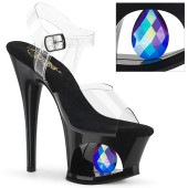 Pleaser(�ץ꡼����) MOON-708DIA ��������ù��ƥ����ɥ��åץץꥺ������åȥ����ȸ��쥵����� ���ꥢ���֥�å�������