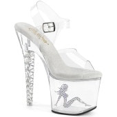 Pleaser(�ץ꡼����) UNICORN-708TGRS ��˥�����ҡ��� �ȥ�å���������饤�󥹥ȡ��� ���쥵����� ���ꥢ�����ꥢ������