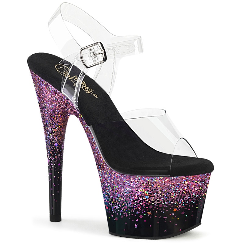 Pleaser(�ץ꡼����) ADORE-708SS ����ǡ��������� ���󥯥륹�ȥ�åץ������ ���ꥢ���֥�å�-�ѡ��ץ�ޥ������å���������