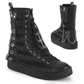 Demonia(�ǥ�˥�) SNEEKER-325 ���꡼�ѡ� ���硼�ȥ֡��� �֥�å�-�ե��å���ͥå� #Men's/Unisex������