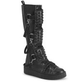 Demonia(�ǥ�˥�) SNEEKER-410 �ˡ��ϥ����꡼�ѡ� ���ˡ������֡��� �֥�å�PU-�����Х� #Men's/Unisex������