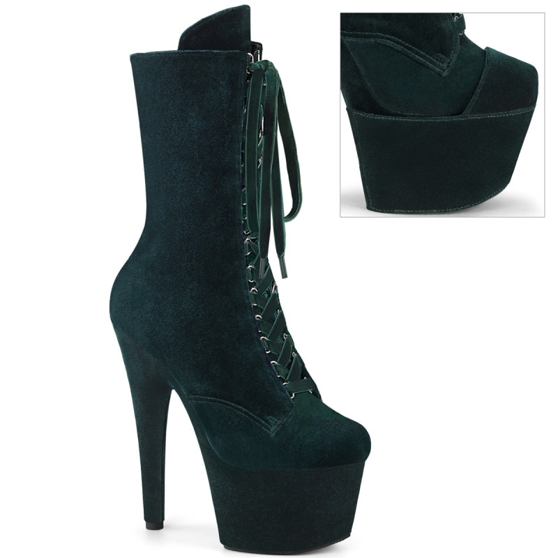 Pleaser(�ץ꡼����) ADORE-1045VEL �٥�٥å��Ǻ� ����ץ��ƥ������դ� �졼�����åץ��󥯥�֡��� ������ɥ��꡼�󢡼���