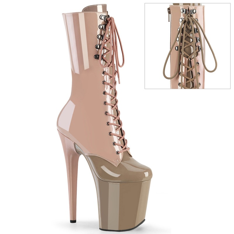 Pleaser(�ץ꡼����) FLAMINGO-1054DC ���ȡ��� �ߥåɥ����ե졼�����åץ֡��� ������ZIP �����ƥ��ԥ�-����ɢ�����