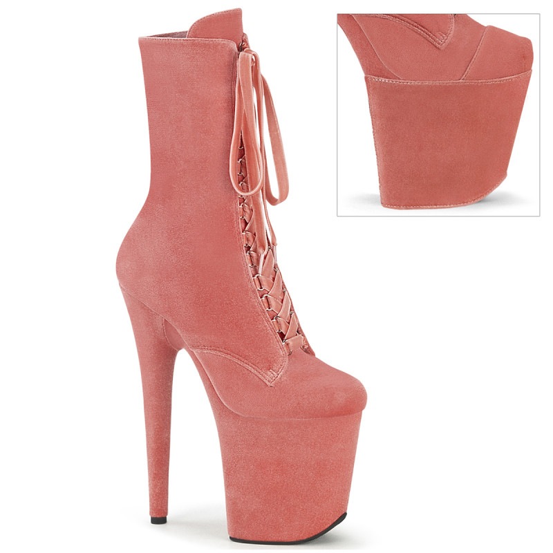Pleaser(�ץ꡼����) FLAMINGO-1045VEL ����ץ��ƥ������դ� �٥�٥åȥ��󥯥�֡��� ������ZIP �����ƥ��ԥ󥯥٥�٥åȢ�����