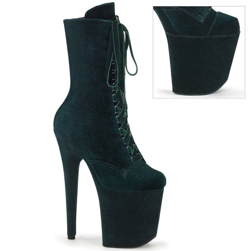 Pleaser(�ץ꡼����) FLAMINGO-1045VEL ����ץ��ƥ������դ� �٥�٥åȥ��󥯥�֡��� ������ZIP ������ɥ��꡼��٥�٥åȢ�����