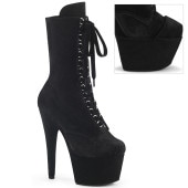 Pleaser(�ץ꡼����) ADORE-1045VEL �٥�٥å��Ǻ� ����ץ��ƥ������դ� �졼�����åץ��󥯥�֡��� �֥�å� ��������