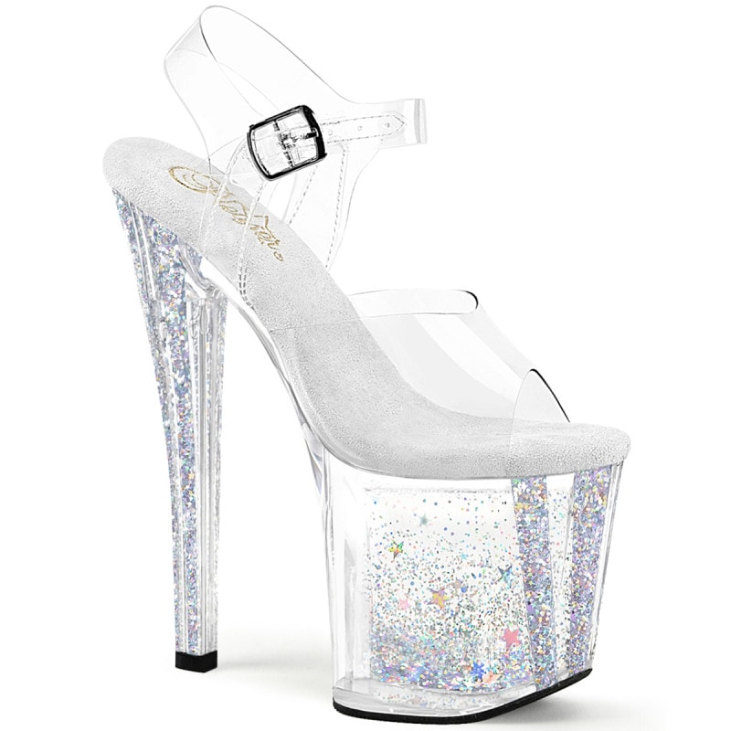 Pleaser(�ץ꡼����) ENCHANT-708AQUA-04 �ե����ƥ��󥰥���å������쥵����� ���ꥢ�����ꥢ-����С��ޥ������å���������