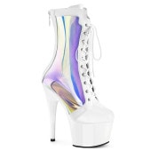 Pleaser(�ץ꡼����) ADORE-1047 �졼�����åץե���ȥ��󥯥�֡��� �Хå�ZIP �ۥ磻��-�ۥ����ۥ磻�Ȣ�����