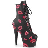 Pleaser(�ץ꡼����) ADORE-1020KISSES �����ޡ��������쥷�硼�ȥ֡��� ���󥯥�֡��� ������ZIP �� �֥�å�������