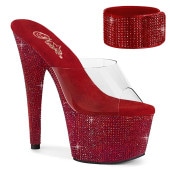 Pleaser(�ץ꡼����) BEJEWELED-712RS ���󥯥륫���դ�(ʬΥ��) �饤�󥹥ȡ�����쥵����� ���ꥢ����ӡ���å�RS������