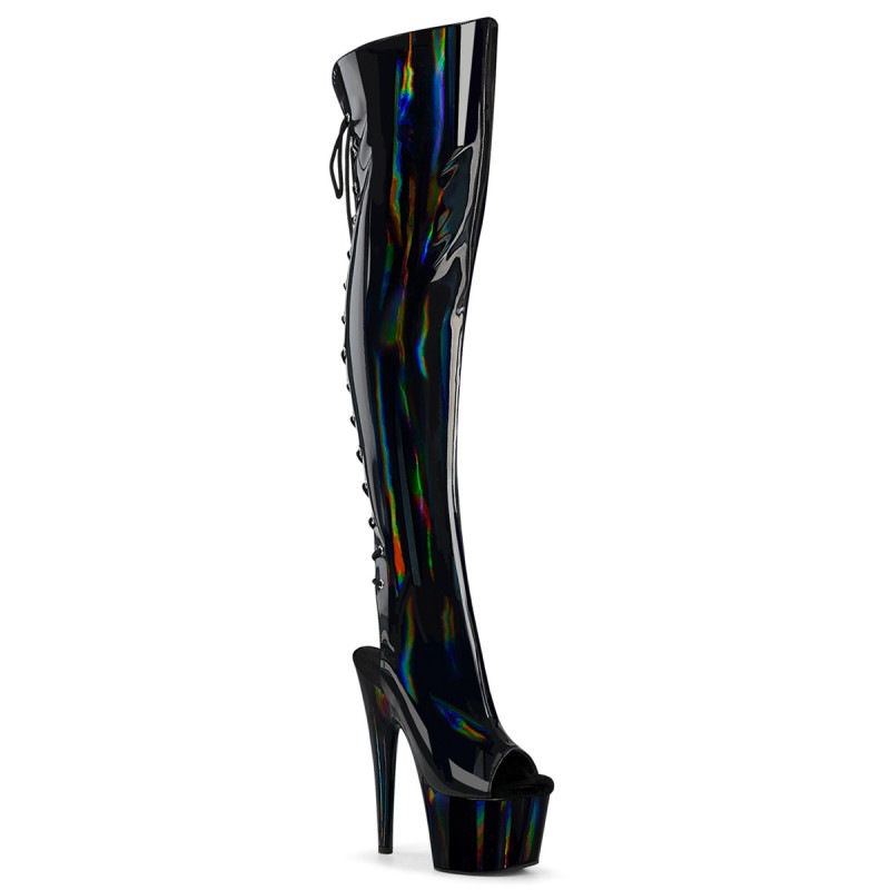 Pleaser(�ץ꡼����) ADORE-3019HWR �����ץ�ȥ����ҡ��� �Хå��졼�����쥪���С��ˡ��֡��� �֥�å��ۥ�������