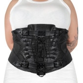 Demonia DA-310-LXL Faux Leather Waist Cincher������