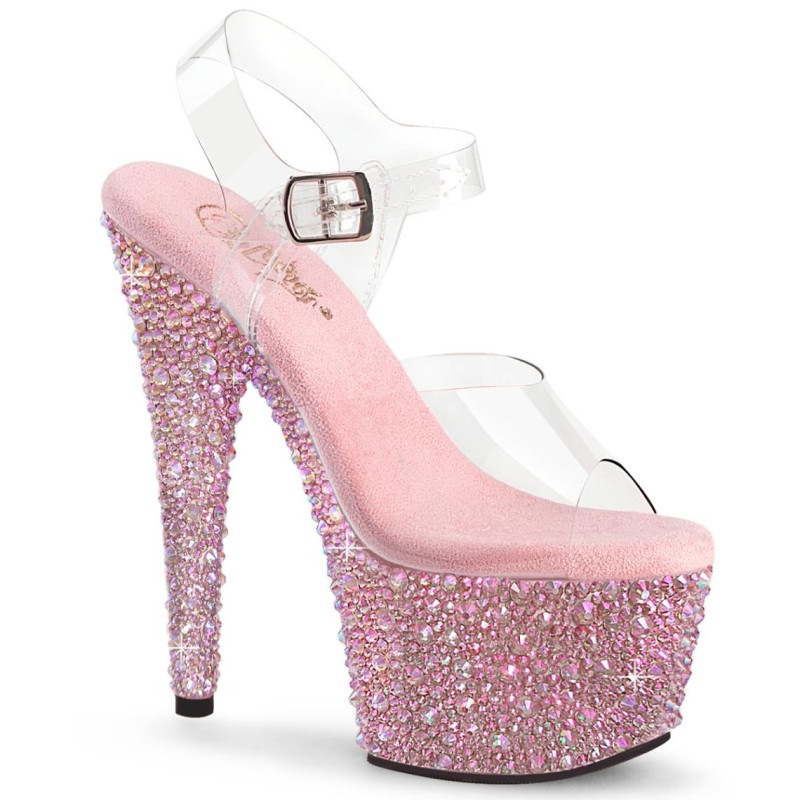 Pleaser(�ץ꡼����) BEJEWELED-708MS �饤�󥹥ȡ��� ���쥵����� ���ꥢ���٥ӡ��ԥ󥯥ޥ��RS������