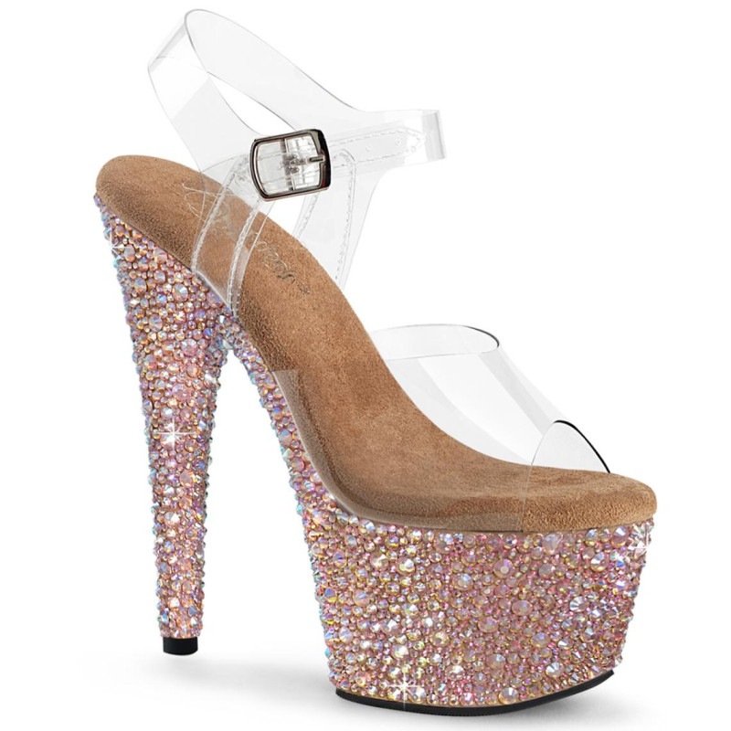 Pleaser(�ץ꡼����) BEJEWELED-708MS �饤�󥹥ȡ��� ���쥵����� ���ꥢ��������������ɥޥ��RS������