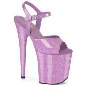 Pleaser(�ץ꡼����) FLAMINGO-809GP �ե�ߥ� Ķ���쥵����� 20cm�ҡ��� �ݡ������ �饤��å�����å���������