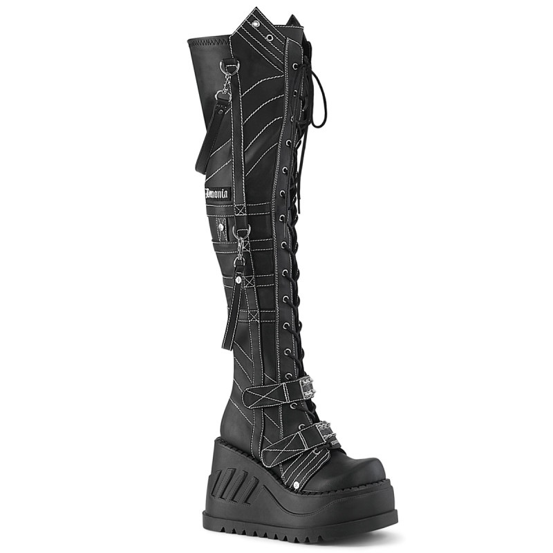 Demonia(�ǥ�˥�) STOMP-310 �����å������� ���쥪���С��ˡ��֡��� ������ZIP �Ĥ�ä���������