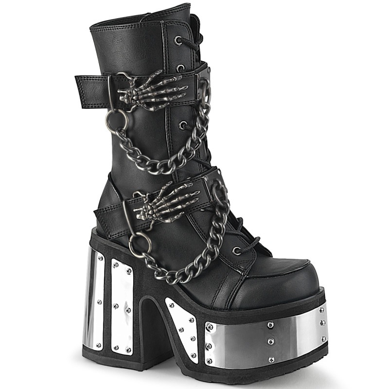 Demonia(�ǥ�˥�) CAMEL-120 �᥿��ѥͥ����֡��� ������ȥ�ϥ�ɥХå��륹�ȥ�å� �������� ������ZIP �Ĥ�ä���������